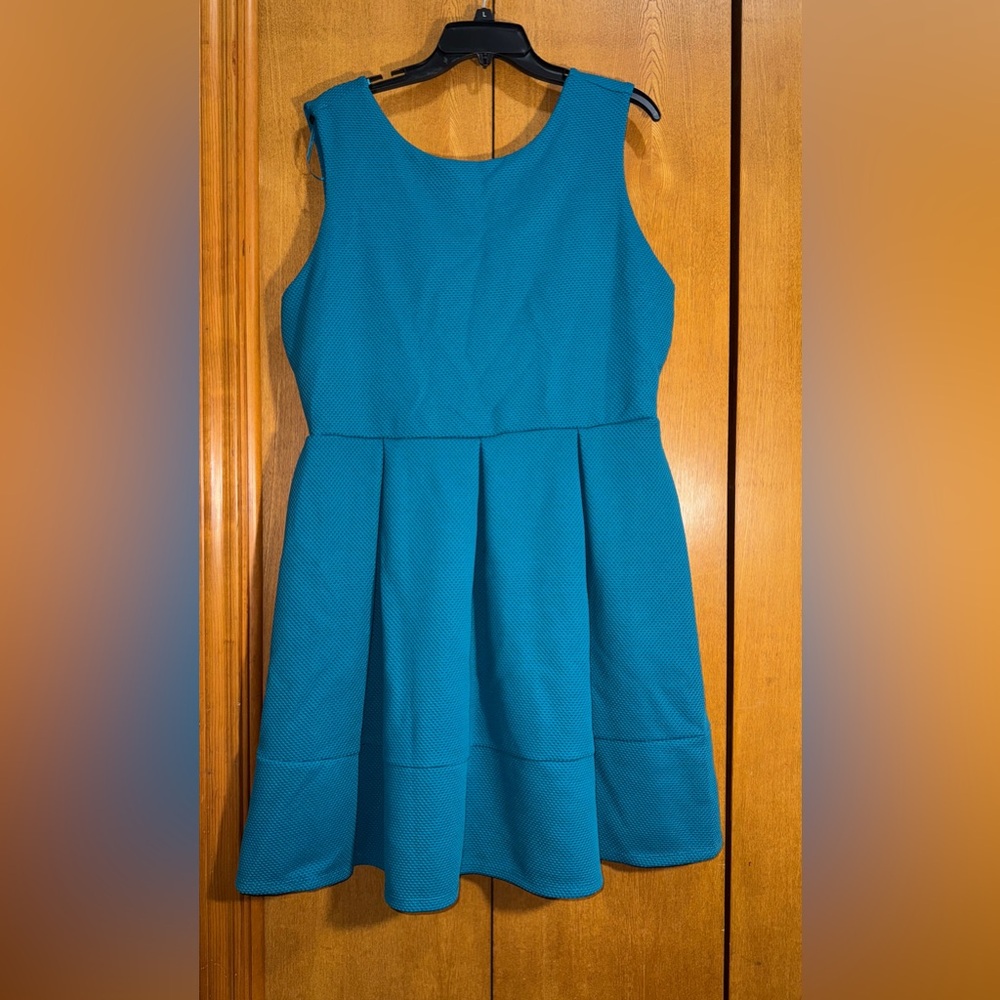 Covington Pleated Knee Length Dress